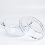 قالب دائري متوسط بغطاء زجاج