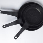 طقم مقالي حديد زهر