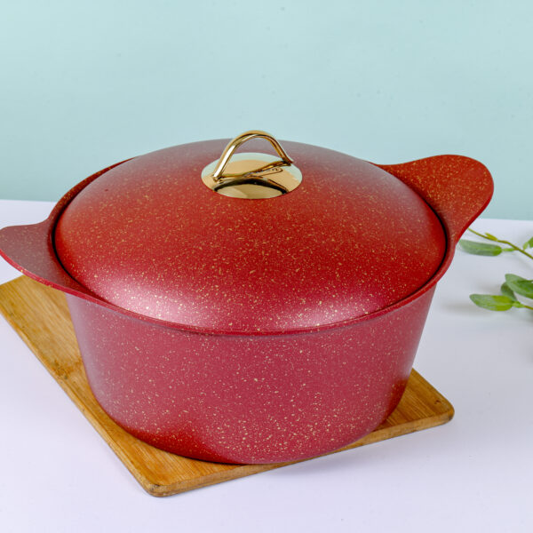 قدر جرانيت بمقابض جرانيت30 سم