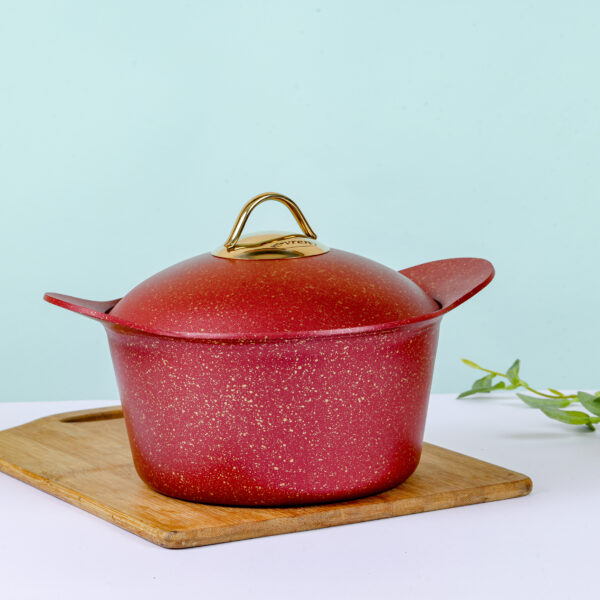 قدر جرانيت بمقابض جرانيت 22 سم