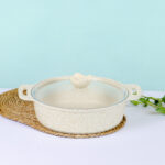 قدر جرانيت اقل سمك بمقابض بوكلت30 سم