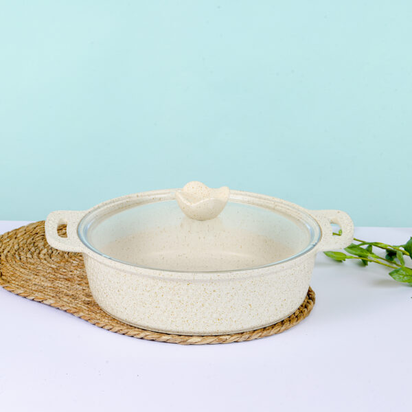 قدر جرانيت اقل سمك بمقابض بوكلت30 سم