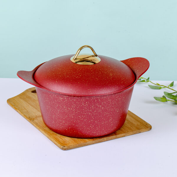 قدر جرانيت بمقابض جرانيت 26 سم